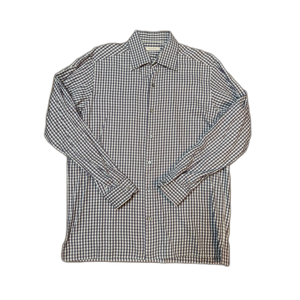Ermenegildo Zegna Men’s Button Down Shirt - Size XL